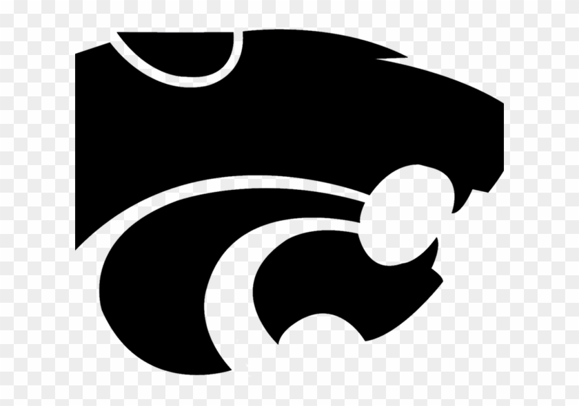 New - Kansas State Logo Black And White #684366