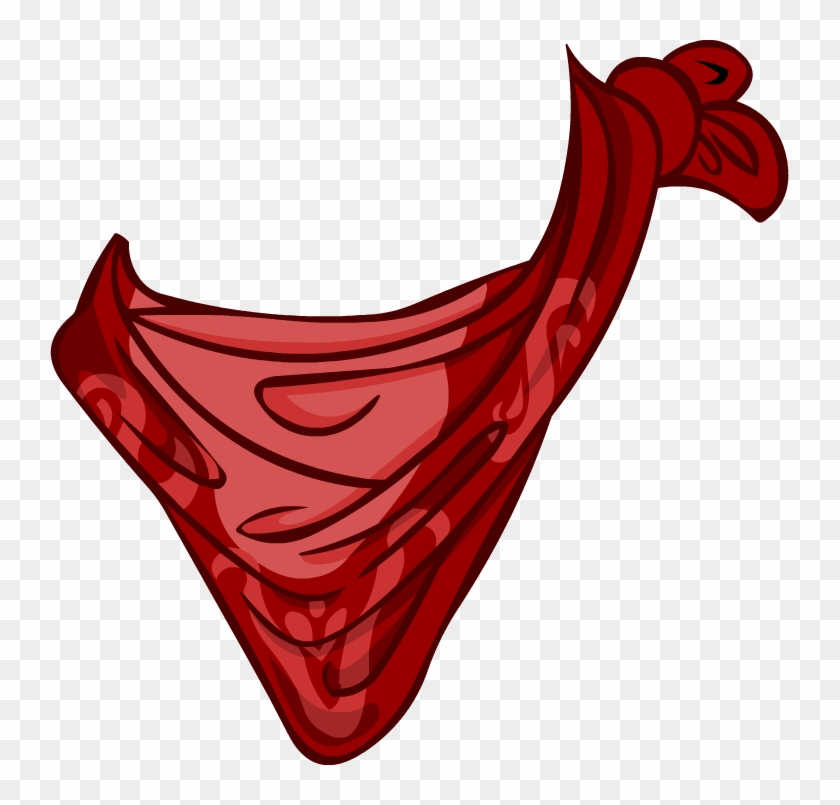 Red Bandana Cutout - Red Bandana Cutout #684397