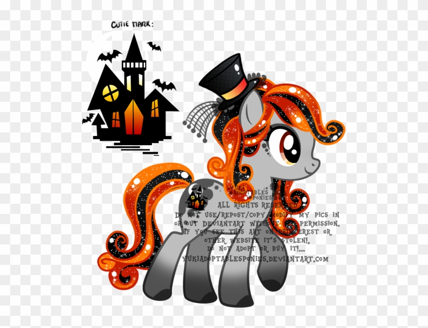 Haunted House Custom Pony By Kingphantasya - Yuki Adoptables Ponies Warrior #684424