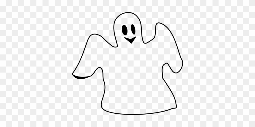 Ghost, Spooking, Spooky, Happy, White - Ghost Clipart #684444