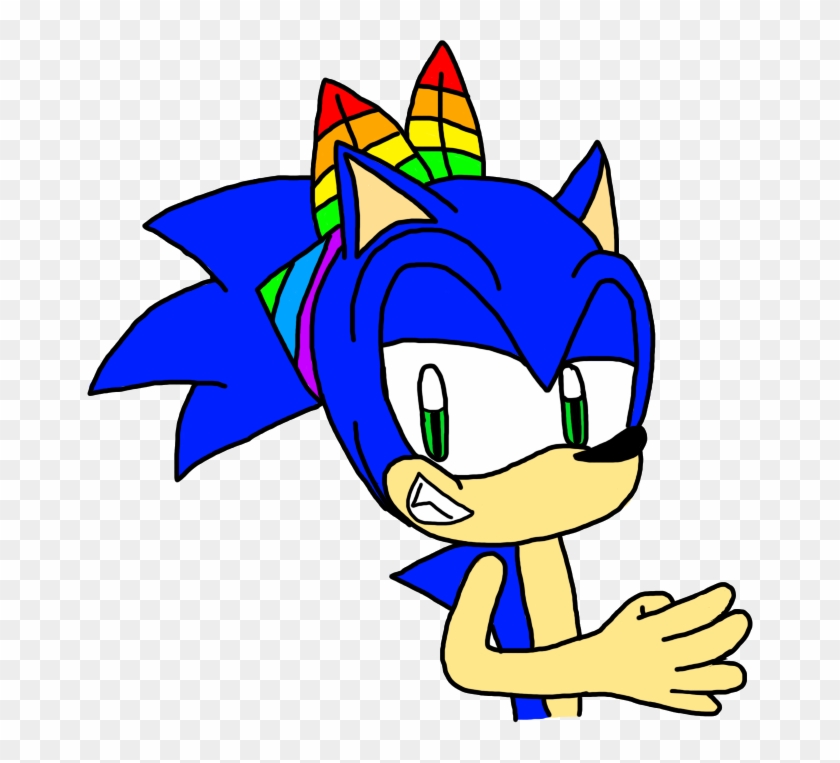 Rainbow Bandana Sonic By Xspeedo - Cartoon #684454