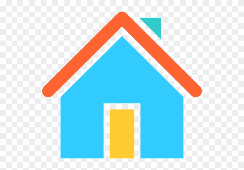 Flat Home Icon House Pictograph - Home Flat #684740