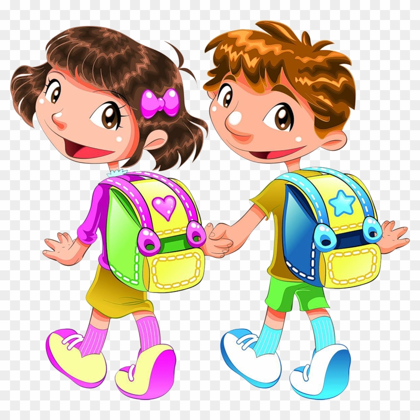 Pin Children Cartoon Clipart - Cartoons School Children #684785