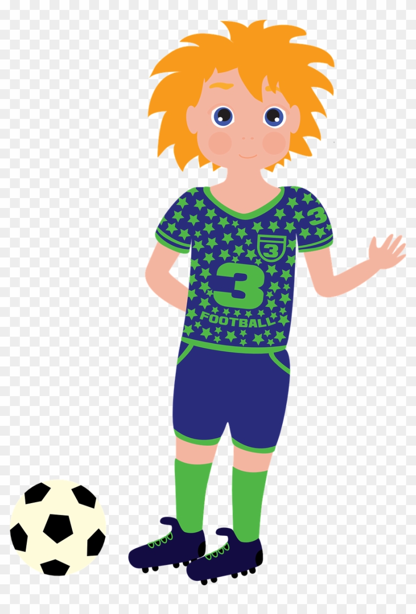 Football Footballer Boy Ball Png Image - Central Frontenac #684920