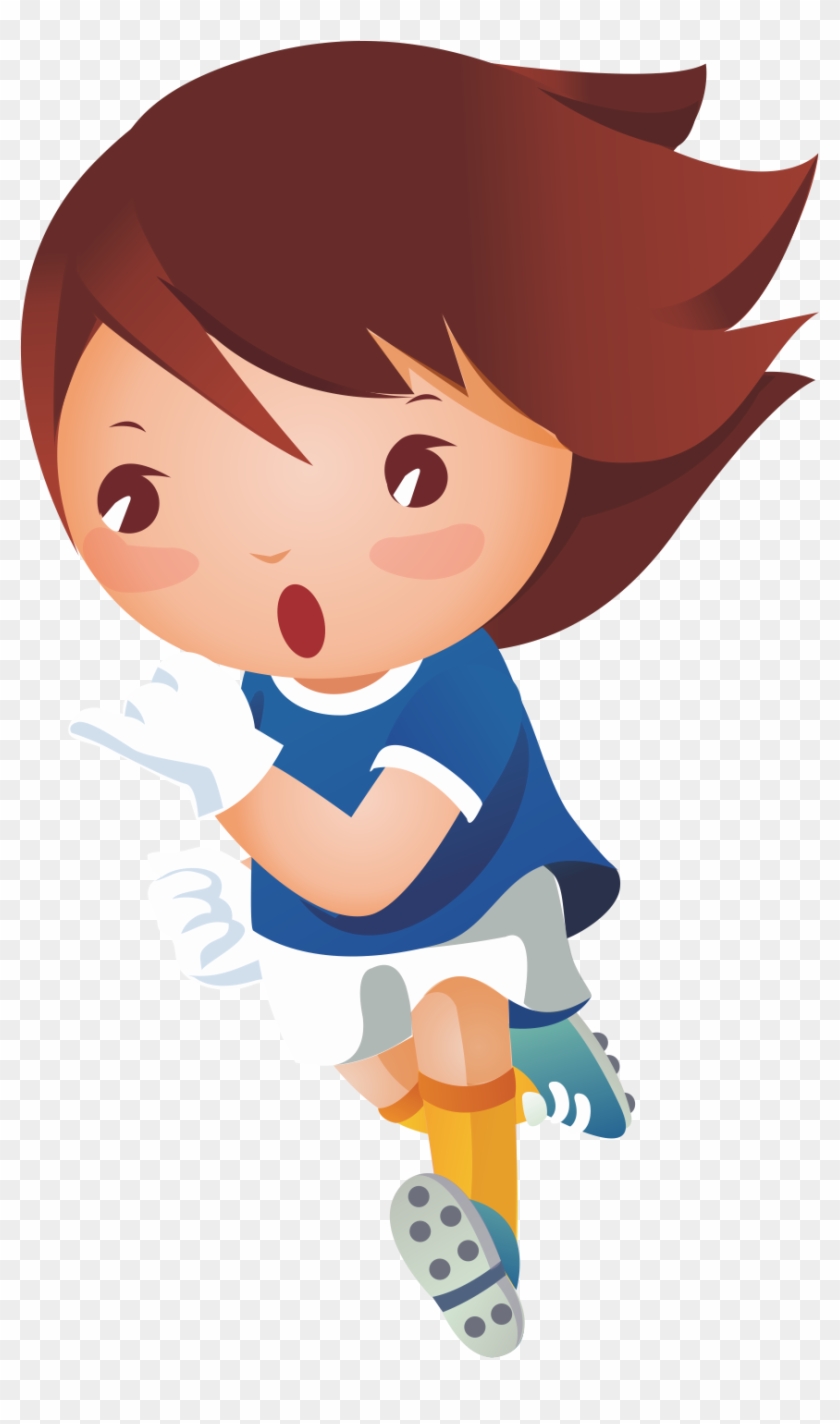 Girl Royalty-free Clip Art - Niños Corriendo Png #684929