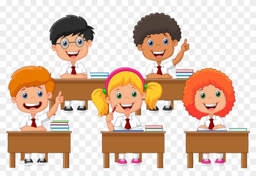 Student Royalty-free Clip Art - Desenhos De Alunos Na Sala De Aula #684931