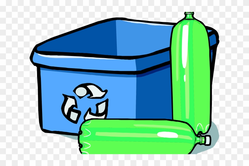 Plastic Bottles Clipart Recyling - Cartoon Recycling Bin #685025