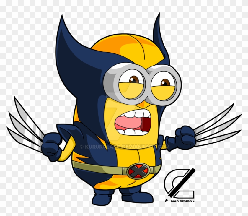Wolverine By Kururulabo Wolverine By Kururulabo - Minion Marvel Png #685050