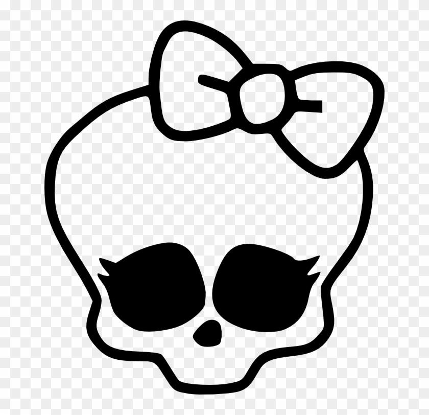 3 Photo Of 21 For Monster High Skull Template For Cake - Monster High Coloring Pages #685154