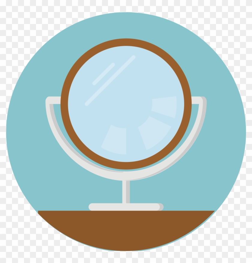 Mirror Flat Icon #685338