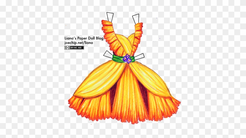 Click For Larger Version - Draw A Fairy Dress #685336