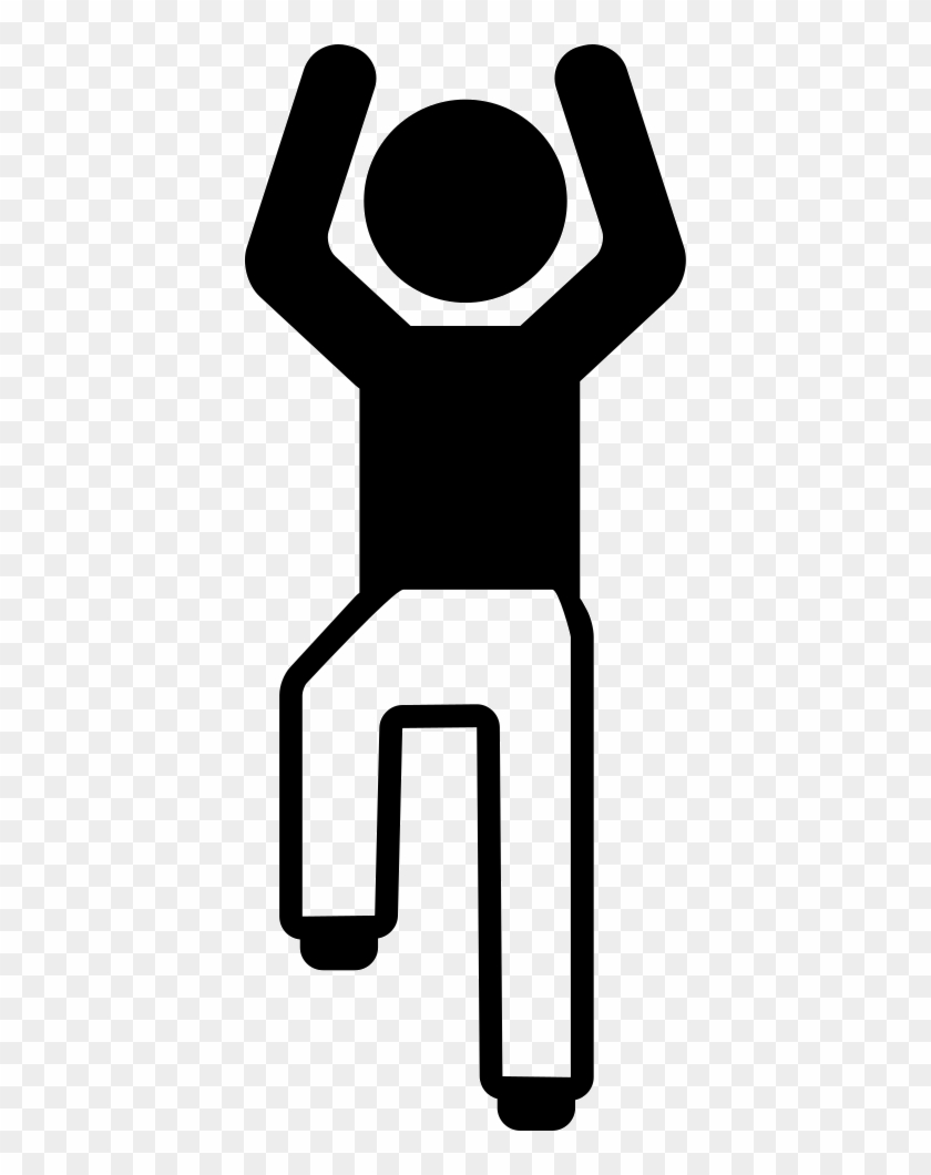 Boy Flexing Arms And One Leg Comments - Scalable Vector Graphics #685404