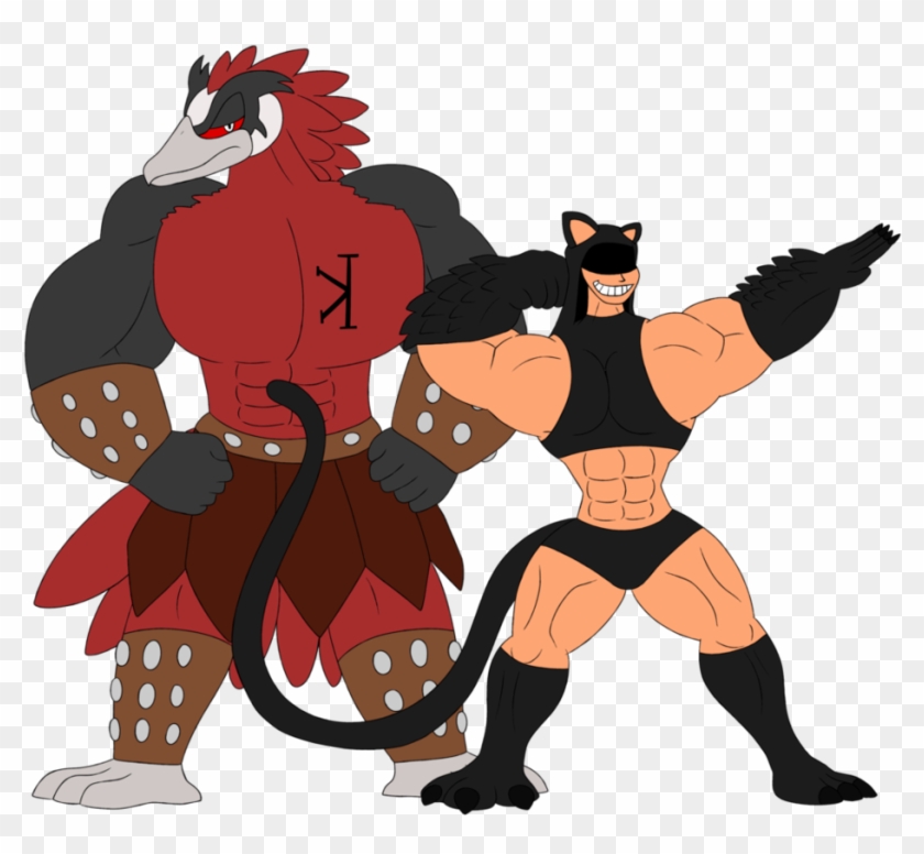 Flexing For The Crowd By Tipsyra1d3n - Cartoon #685421