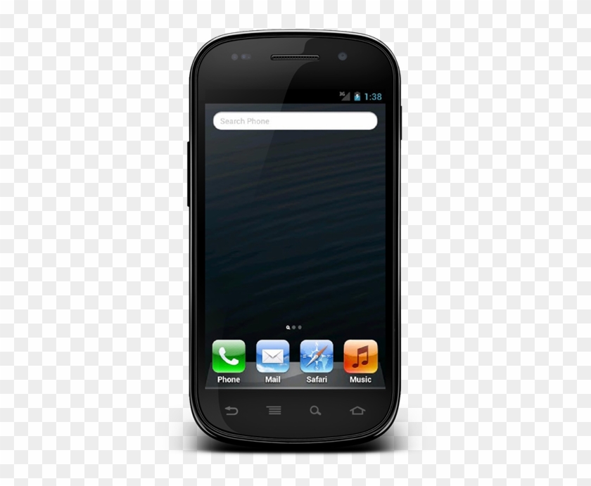 Fake Iphone 5 Launcher Spotlight - Full Housing Carbon Fiber Skin Sticker For Iphone 5 #685463