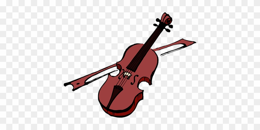 Violin Instrument Bow Music Strings Classi - Violin Clipart #685554