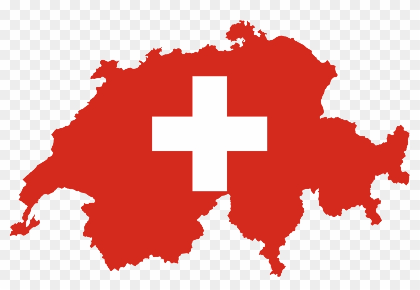 Map Flag - Switzerland Map Flag #685640