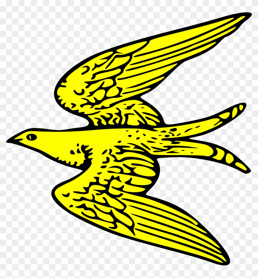 Martlet Volant By Szquirrel - Bird On Coat Of Arms #685834