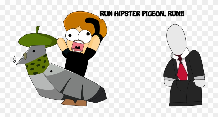 Pewdie In The Hipster Pigeon - Cartoon #686118