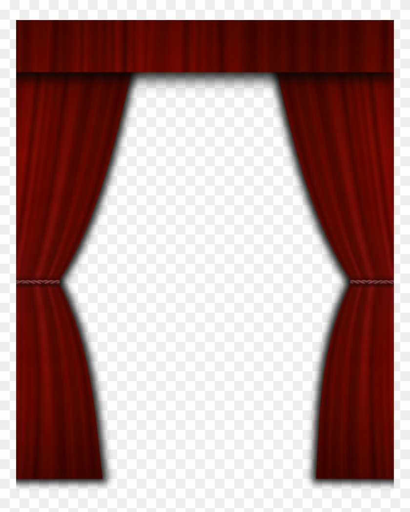 Dark Curtain Transparent Png Image - Red Curtains Transparent Background #686244