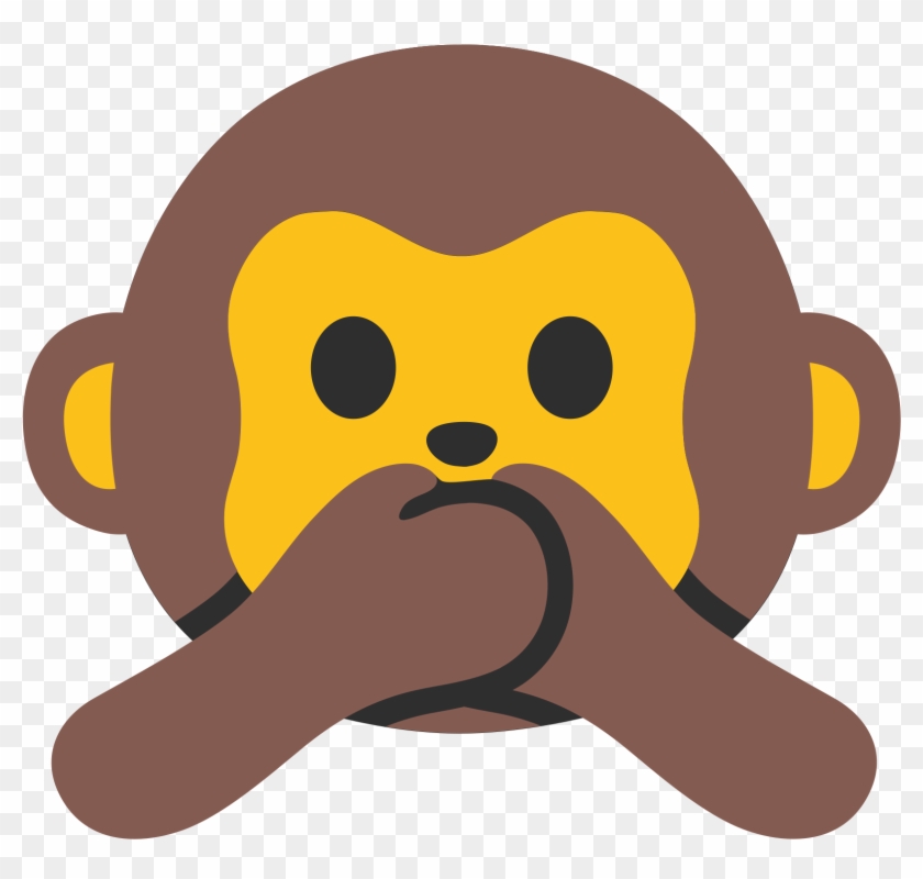Open - Speak No Evil Monkey Emoji #686309