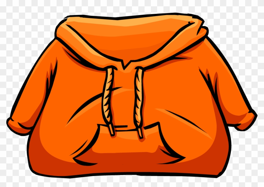 Orange Hoodie - Club Penguin Hoodie #686361