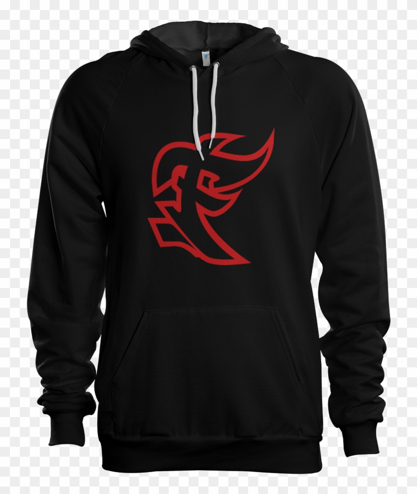 Fuza Gaming Red Logo Hoodie - Hoodie #686477