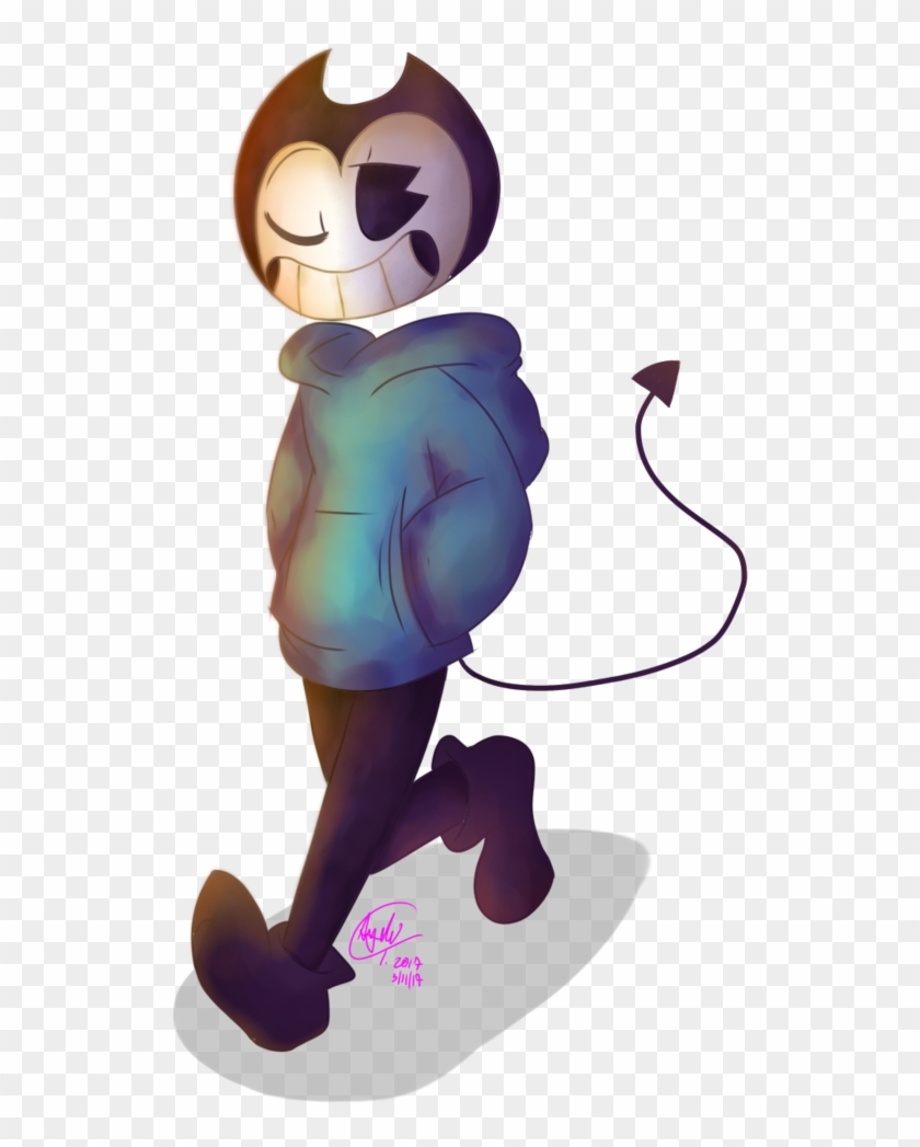 Hoodie Bendy Uwu By Xxray-phoenixxx - Bendy With A Hoodie #686491