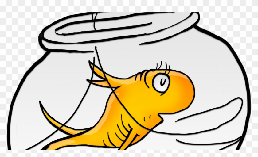 Fish Bowl Clipart - Dr Seuss Transparent Clip Art #686536