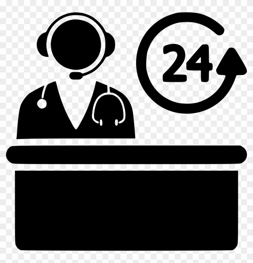 Reception Comments - Hospital Reception Icon Vector #686604