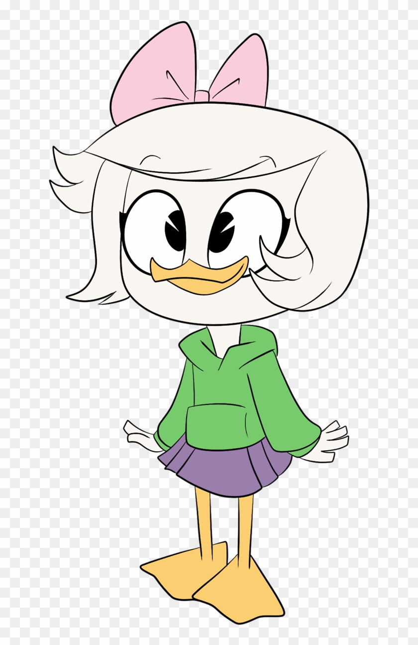 Webby Wearing Louie's Hoodie Gives Me Life - Ducktales 2017 Louie And Webby #686623