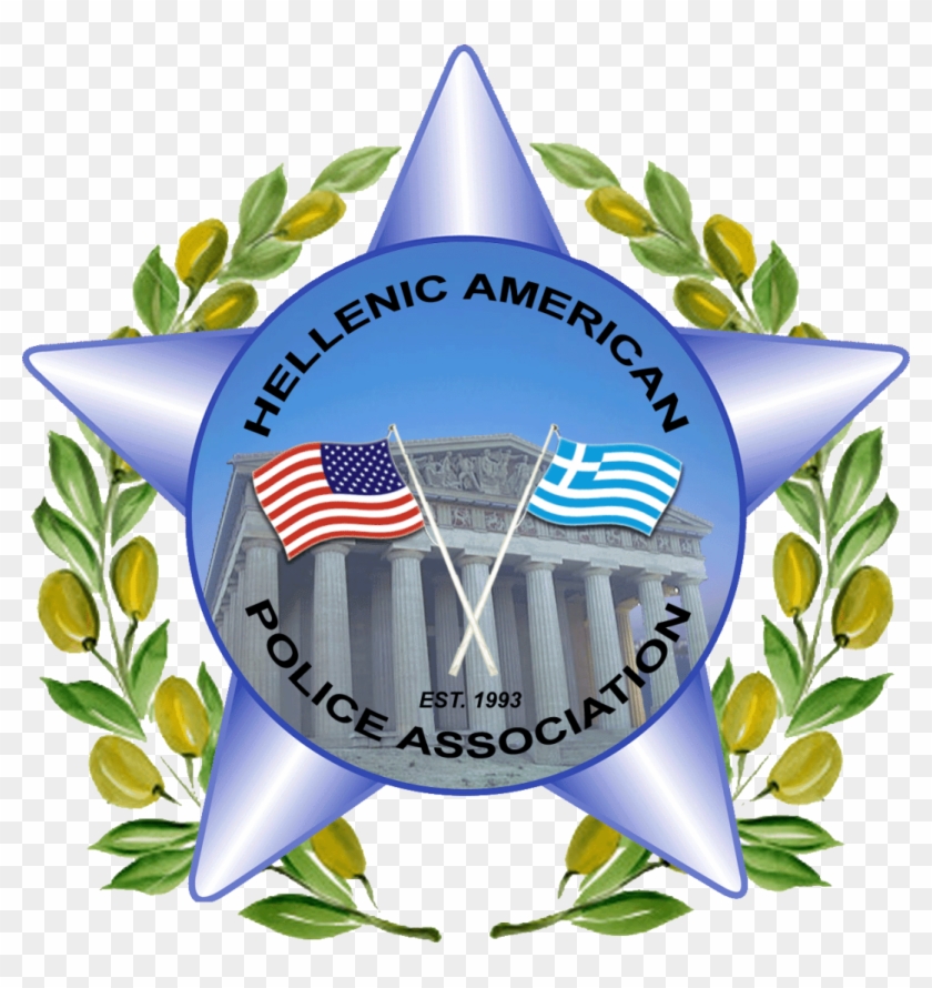 Helenic American Police Association Hapa - Badge #686693