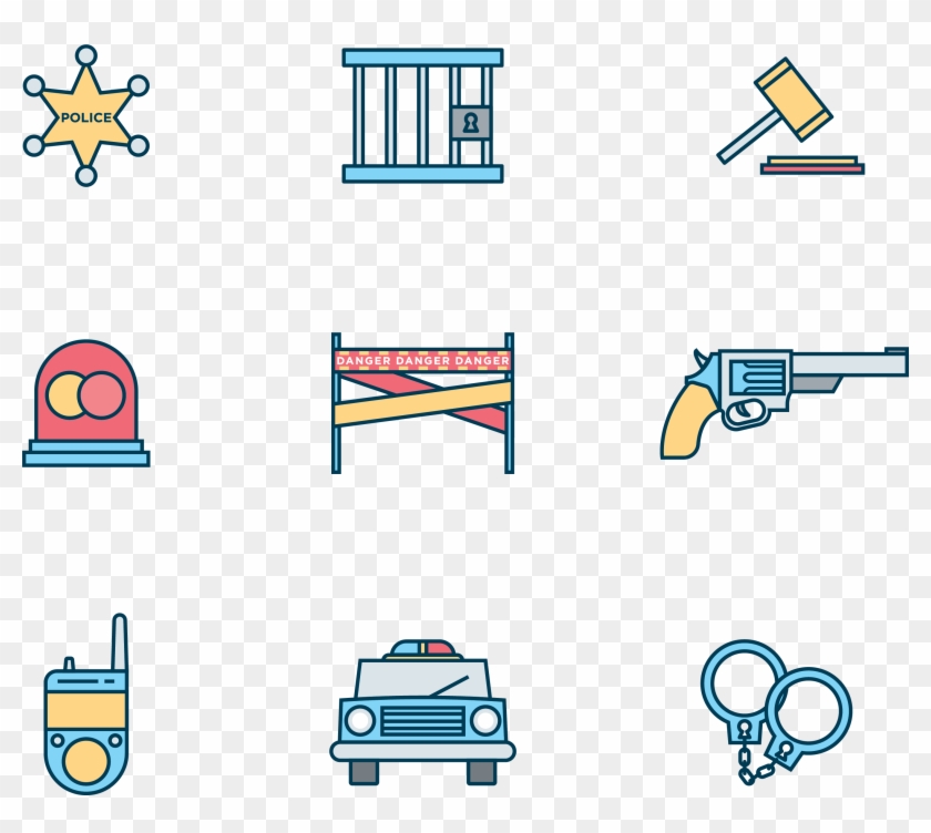 Police Officer Police Car Icon - Police Officer Police Car Icon #686752