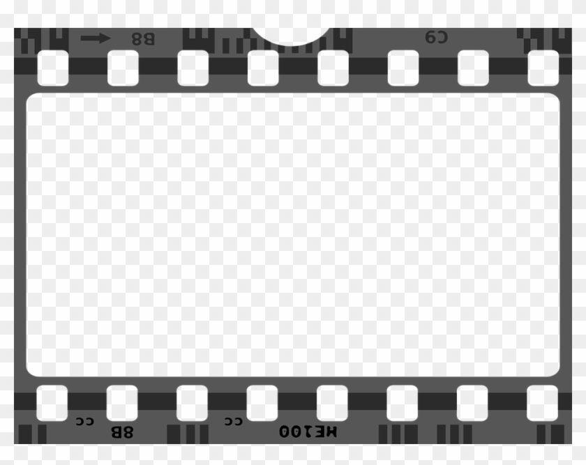 Película, Cine, Negativo, Marco, Cámara, Frontera - Film Strip Png Transparent #686789