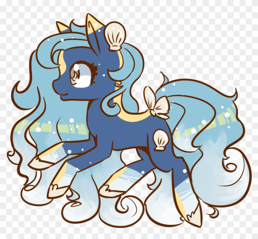 Ocean Pony Adopt **auction Closed** By Blueyedred - Mane #686846