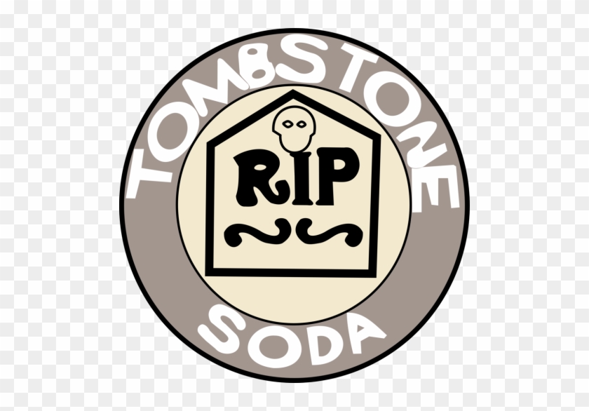 5 - Tombstone Soda Logo #686870