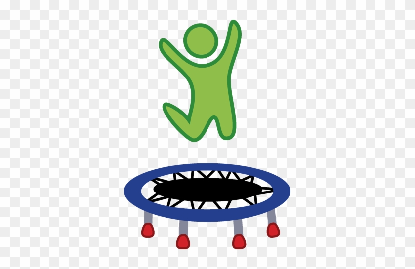 Collection Clipart Trampoline Png - Jumping On A Trampoline #687155