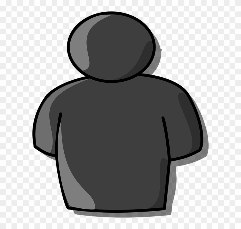 Grey Clipart Person - Person Symbol #687274