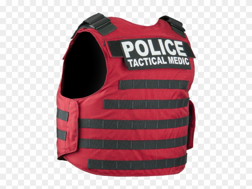 Firearm Instructor Back - Rescue Molle Vest Red #687278