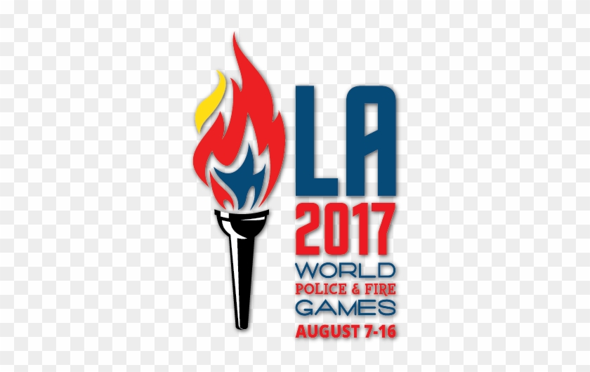 La Logo - Clear Background - La 2017 World Police And Fire Games #687371