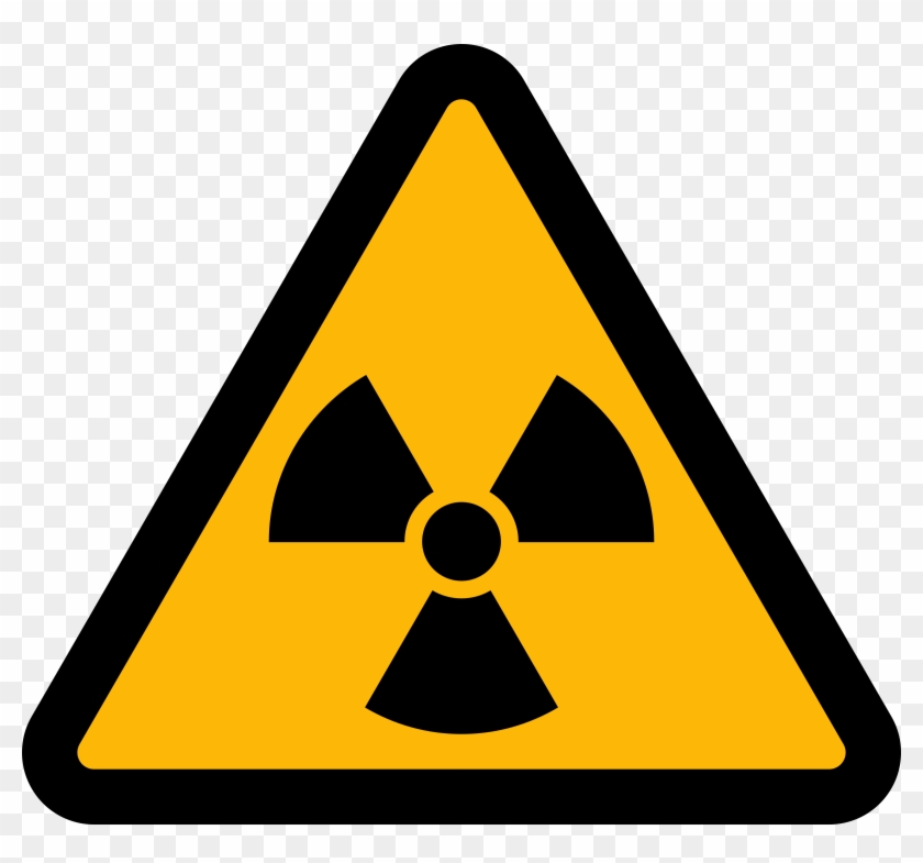Radiation Radioactive Decay Hazard Symbol Clip Art - Symbol For Radioactive #687377