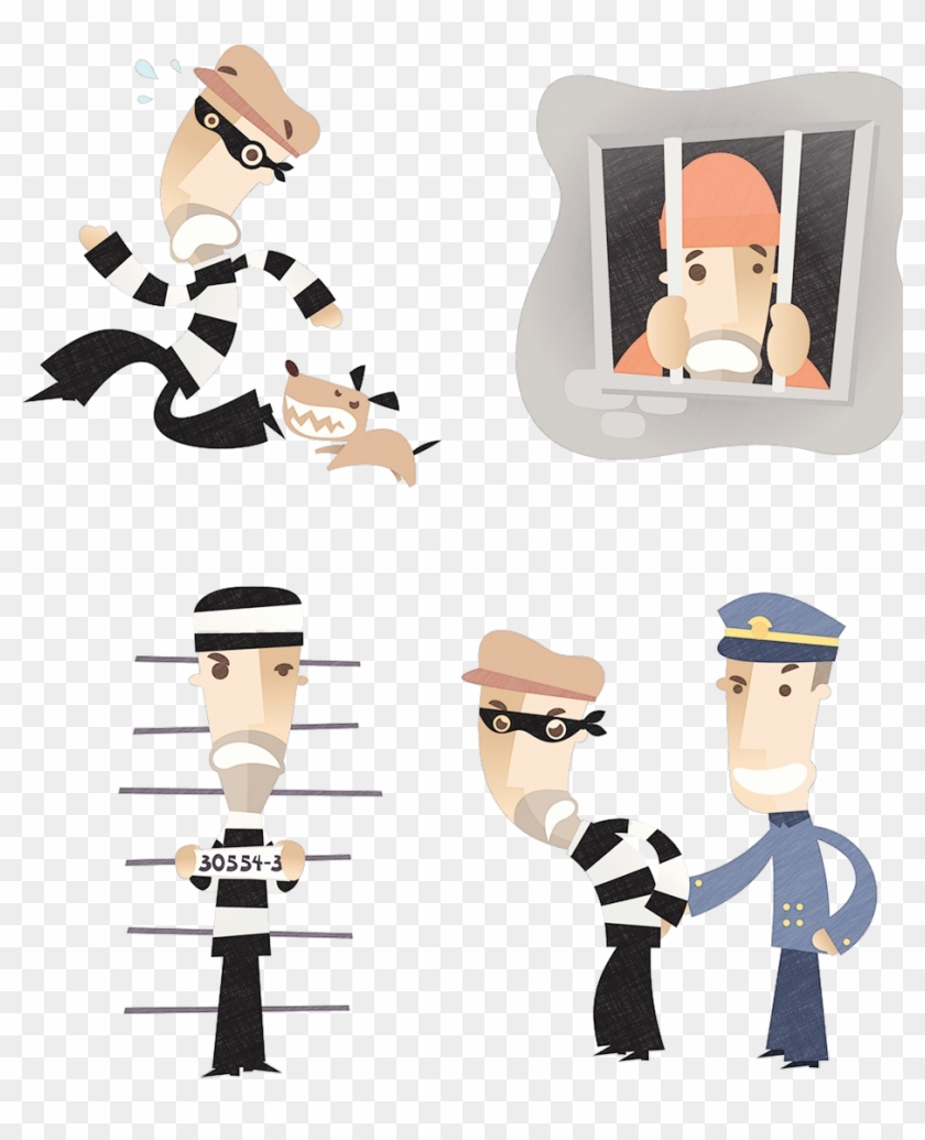 Theft Police Officer Illustration - Theft Police Officer Illustration #687543