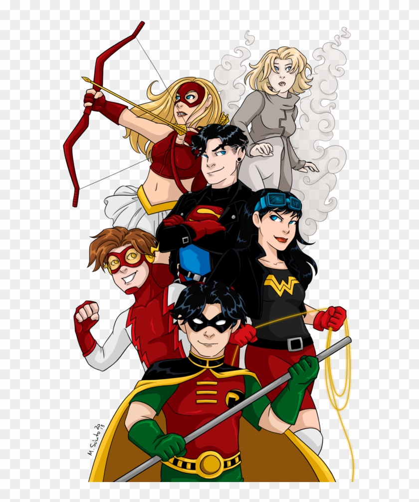 Young Justice By Msciuto - Irey West And Damian Wayne Fanfiction #687760