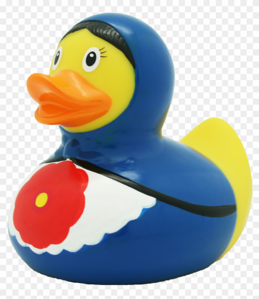 Babushka Duck Blue - Lilalu 8 X 8 Cm/50 G Collector And Baby Babushka Rubber #687786