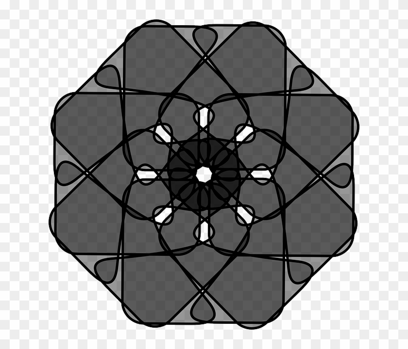 Ornament Tile, Ornamental, Ornament - Round Gem Cuts #687907
