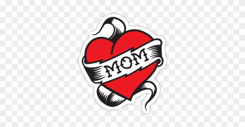 I Love Mom Heart Tattoo Png - Mom Tattoo Png #687951