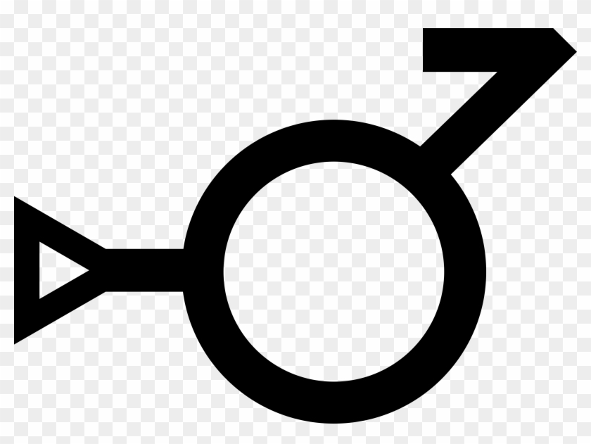 Bigender Symbol By Pride-flags - Bigender Third Gender And Demiboy #687974