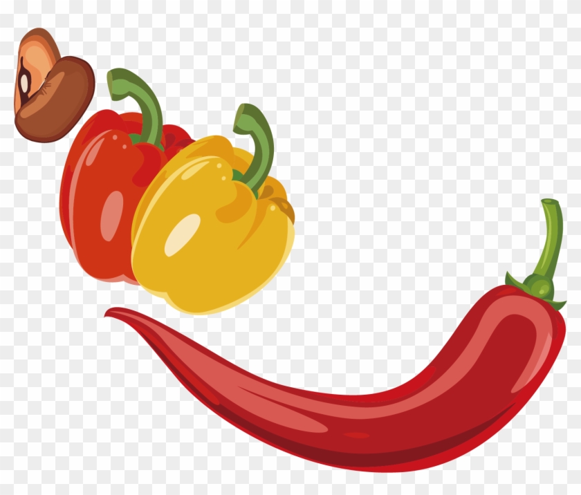 Chili Pepper Bell Pepper Vegetable - Chili Pepper Bell Pepper Vegetable #688153