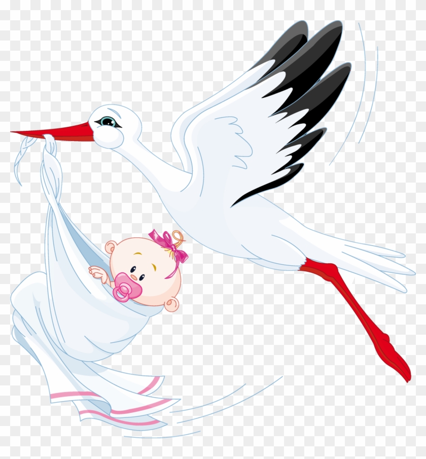 Para Mis Montajes De Photoshop C6 Y Corel Draw - Stork With Baby #688265