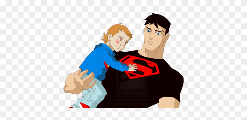 Young Justice Wallpaper Titled Superboy And Baby - Young Justice Superboy And Baby #688321