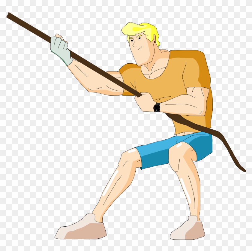 Tug War Clip Art Royalty Free Gograph - Cartoon Pulling Rope - Free  Transparent PNG Clipart Images Download